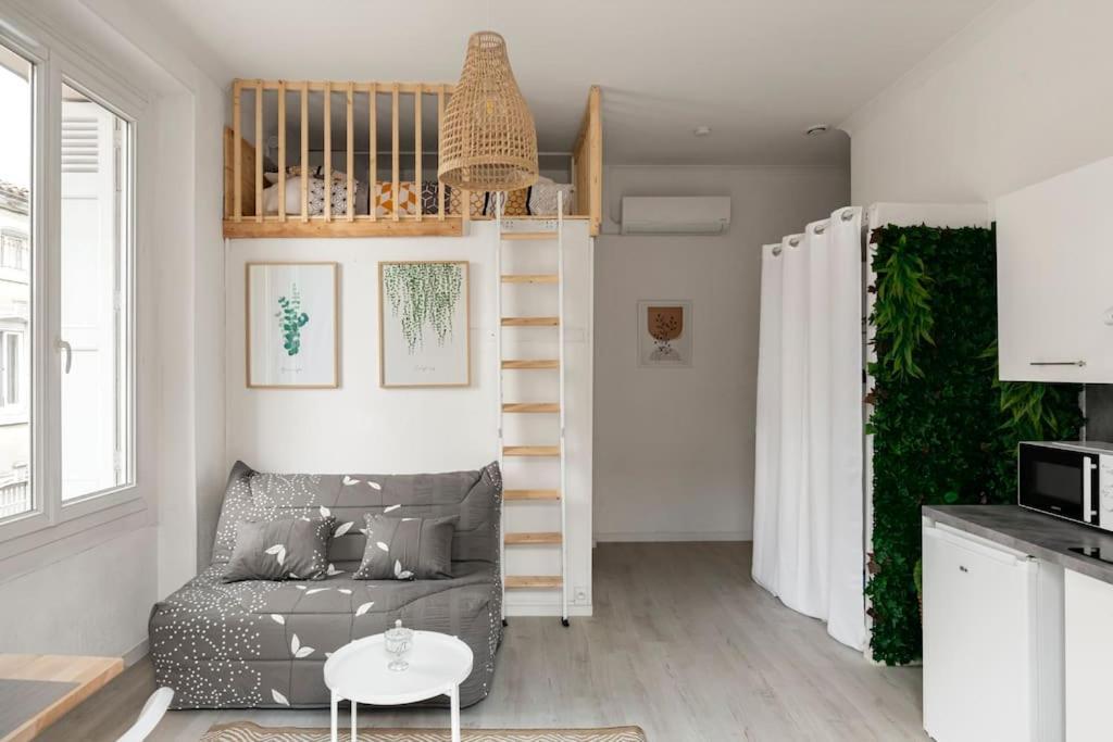 Charmant Studio Arbore Et Climatise Carcassonne Exterior foto